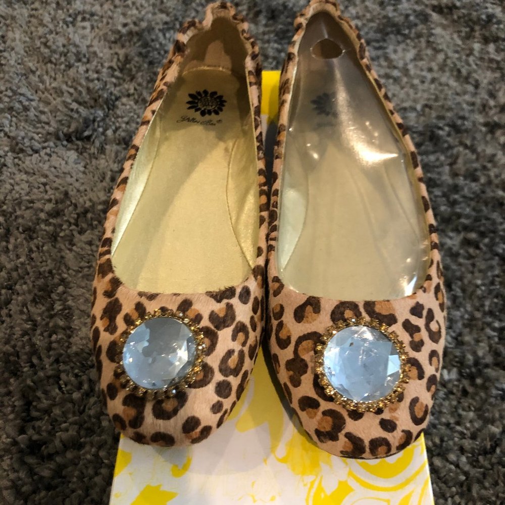 Womens Yellowbox Cheetah Flats